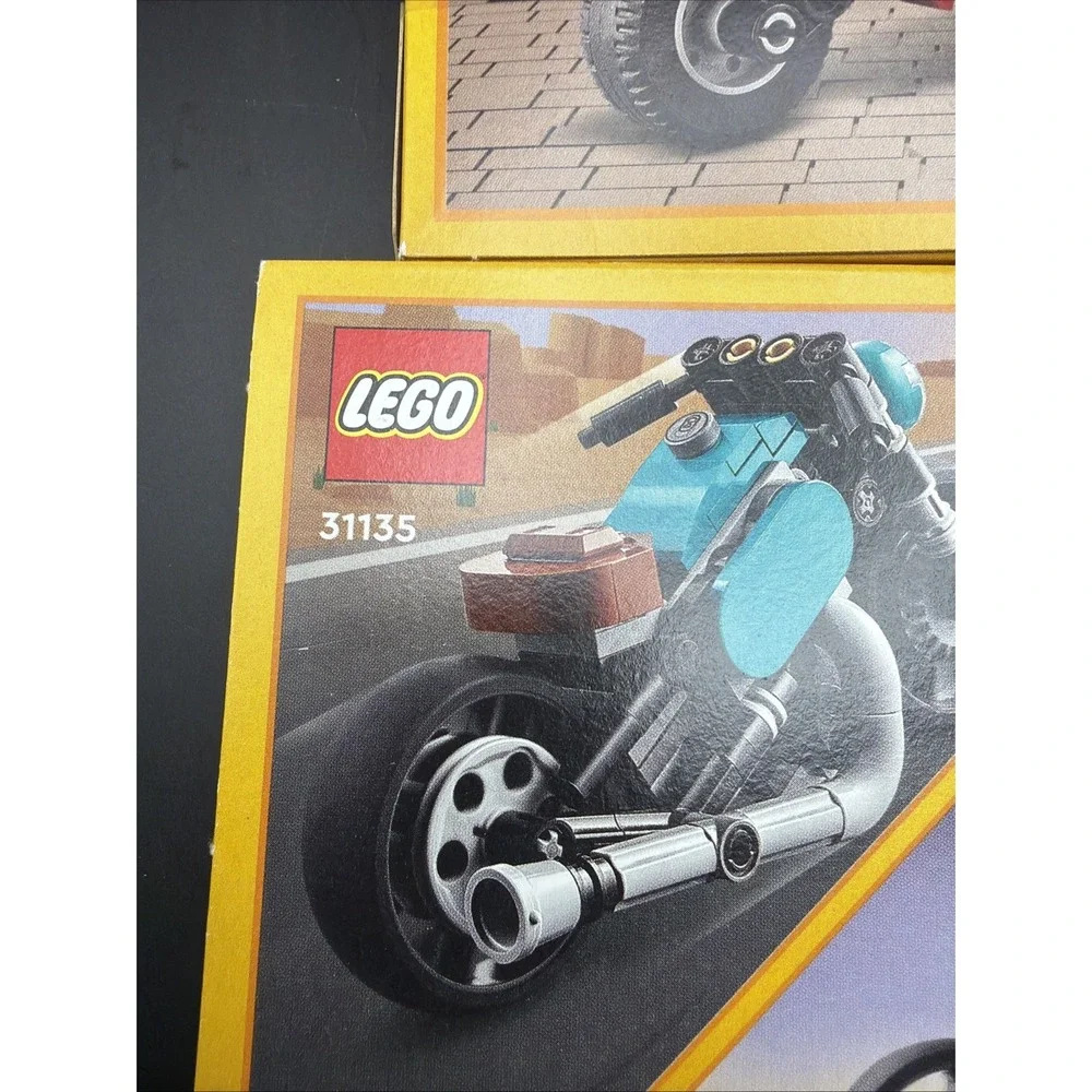 LEGO Creator Lot of 2 40517 Vespa & 31135 Vintage Motorcycle New Sealed